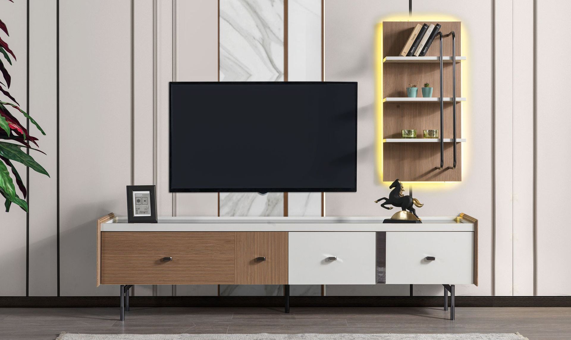 Modern ve Ahşap TV Ünitesi Seçenekleri
